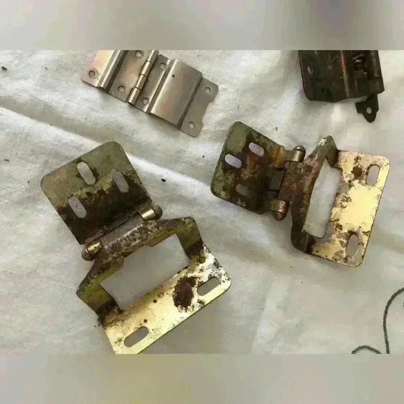 vtg lot of 8 door hinges - Picture 9 of 15